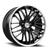 Pinnacle Legacy P214 Wheels Rims 20x10 5x112 Gloss Black w/ Stainless Lip 40mm | P21420105112-40GBS