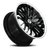 Pinnacle Legacy P214 Wheels Rims 20x10 5x112 Gloss Black w/ Stainless Lip 40mm | P21420105112-40GBS