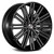Heavy Hitters HH12 Wheels Rims 22x9.5 6x139.7 Absolute Black w/ Milling 15mm | HH12-2295XX15LAP