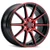 Mach MP.43 Wheels Rims 18x8 5x100 5x114.3 Gloss Black w/ Red Machined Face 35mm | MP43-1880D35FGBRF