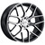 Mach MP.74 Wheels Rims 17x7.5 5x114.3 5x120 Gloss Black w/ Machined Face 35mm | MP74-1775L35FGBMF