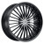 2Crave No.26 Wheels Rims 17x7.5 5x115 5x120 Gloss Black w/ Machined Face 15mm | N26-1775Q15FB