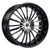 2Crave No.48 Wheels Rims 24x10 Blank Custom Drilled Gloss Black w/ Machined Face 15mm | N48-2410Z15MB