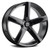 2Crave No.55 Wheels Rims 18x8 5x100 5x114.3 Gloss Black 35mm | N55-1880D35FGB