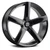 2Crave No.55 Wheels Rims 20x8.5 5x112 5x114.3 Gloss Black 35mm | N55-2085I35JGB