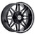 Xtreme NX-9 Wheels Rims 20x10 Blank Custom Drilled Midnight Black Milled With Undercut -25mm | NX9-2010ZS-25PBXG