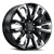 Replica Tech RT-49 Wheels Rims 20x9 6x139.7 Gloss Black w/ Chrome Inserts 28mm | RT49-2090XX28LGB-CI