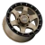 Weld Off-Road Ridge Wheels Rims 20x9 5x127 5x139.7 Satin Bronze w/ Satin Black Ring 0mm | W15009057500