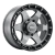 Weld Off-Road Ridge Wheels Rims 20x9 5x127 5x139.7 Satin Gunmetal w/ Satin Black Ring 0mm | W15109057500