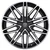 Edge Street 352Mb Wheels Rims 20x8.5 5x108 5x114.3 Gloss Black Machined Face 40mm | 352MB-2851440