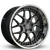 Rennen CSL-2 Wheels Rims 20x9 Blank Custom Drilled Tinted Black w/ Chrome Stainless Lip 15mm | SL220850ZZ15CTB101