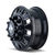 Mayhem Dually Bigrig Wheels Rims 24.5x8.25 10x285.75 Matte Black 168mm