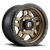Fuel D583 Anza 4+3 Atv Utv Wheel 14x7 4x156 Matte Bronze With Black Ring 13mm - FREE T-SHIRT INCLUDED! | D5831470A544