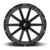 Fuel D616 Contra Wheel 22x12 5x114.3 & 5x127 Matte Black Milled -44mm - MINIMUM PURCHASE OF 4 WHEELS - FREE T-SHIRT INCLUDED! | D61622202647