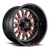 Fuel D612 Stroke Wheel 18x9 5x139.7 & 5x150 Gloss Black Milled With Red Tint 20mm | D61218907057