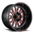 Fuel D612 Stroke Wheel 18x9 6x135 & 6x139.7 Gloss Black Milled With Red Tint -12mm - FREE T-SHIRT INCLUDED! | D61218909845