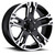 Ultra 235B Maverick Wheels Rims 18x9 8x165.1 Gloss Black W/ Diamond Cut Face & Clear Coat 12mm | 235-8982B