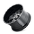 American Truxx At162 Vortex Wheels Rims 24x14 8x165.1 Gloss Black Machined -76mm | AT162-24481BM-76