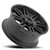 Ultra 226Sb Machine Wheels Rims 17x8.5 6x139.7 Satin Black W/ Gloss Black Logo 12mm | 226-7883SB+12