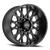 Vision Rocker 412 Wheel 24x12 8x180 Satin Black -51mm - MINIMUM PURCHASE OF 4 WHEELS | 412-24287SB-51