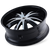 Mazzi Edge Wheels Rims 20x8.5 5x110 5x115 Gloss Black Machined 35mm | 337-2811B