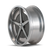 Ridler 605 Wheels Rims 17x8 5x114.3 Machined 0mm | 605-7865GM