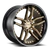 Niche M195 Methos Wheel 19x8.5 5x120 Matte Bronze With Black Ring 35mm - FREE T-SHIRT INCLUDED! | M195198521+35