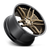 Niche M195 Methos Wheel 19x8.5 5x120 Matte Bronze With Black Ring 35mm - FREE T-SHIRT INCLUDED! | M195198521+35