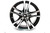 Mst Saber Wheels Rims 15x6.5 5x114.3 Gloss Black W/ Machined Face 45mm | 8014-56565