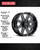 Raceline 940M Hostage Wheels Rims 17x9 8x165.1 Black Milled 12mm | 940M-79080+12