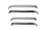 Auto Ventshade Ventshade Deflector - Stainless, 4 pc | BBFF 14049