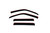 Auto Ventshade Ventvisor In-Channel Deflector - 4 pc | BBFF 194233