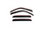 Auto Ventshade Ventvisor In-Channel Deflector - 4 pc | BBFF 194355