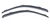 Auto Ventshade Ventvisor In-Channel Deflector - 2 pc | BBFF 192805