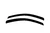 Auto Ventshade Ventvisor Deflector - Outside Mount, 2 pc | BBFF 92059