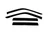 Auto Ventshade Ventvisor Deflector - Outside Mount, 4 pc | BBFF 94320