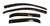 Auto Ventshade Ventvisor In-Channel Deflector - 4 pc | BBFF 194675