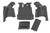 BedRug BTJK11R2 BedTred Cargo Kit Liner 5 pc. Rear Kit Jeep Wrangler - FREE T-SHIRT INCLUDED!