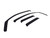 EGR® 575095 SlimLine In-Channel WindowVisors 4pc Matte Black Finish Tundra