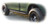 N-Fab® F1777RC-TX Wheel To Wheel Nerf Step Bar 3" Black For Ford F-350