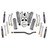 ReadyLift 49-6609 Short Arm Kit 4" Jeep Wrangler ^