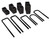 Skyjacker® BUK3596 Block And U-Bolt Kit Ford F-250