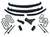 Tuff Country® 24830K Lift Kit 4" Front 3" Rear Ford F-250 HD