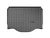 Weathertech Cargo Liner Black Behind 2nd Row Seating | BHTJ 40630
