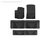 Weathertech® W31-W25-W60 All Weather Floor Mats Black 1st, 2nd & 3rd Row Pilot
