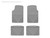 Weathertech W3GR-W20GR All Weather Floor Mats Gray 1st & 2nd Row Geo Metro ~