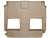Weathertech FloorLiner DigitalFit Tan Rear And Third Row | BHTJ 451414