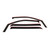 Westin In-Channel Wind Deflector. 4 pc.. Smoke. | BCTC 72-35401