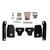 Westin Platinum 4 Oval Nerf Step Bars. Black. Steel. Mount Kit Included. Body Mount. | BCTC 21-1955