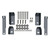 Westin Platinum 4 Oval Nerf Step Bars. Black. Steel. Mount Kit Included. Body Mount. | BCTC 21-2995